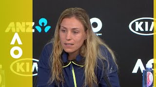 Angelique Kerber press conference 3R  Australian Open 2018 [upl. by Hugibert561]