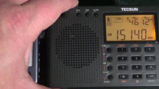 Tecsun R9012 VS Tecsun PL380 Radio Habana Cuba 15140 Khz Shortwave [upl. by Eldnek]