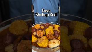 HOW TO MAKE AN EASY SHRIMP SEAFOOD BOIL Shorts [upl. by Lose151]