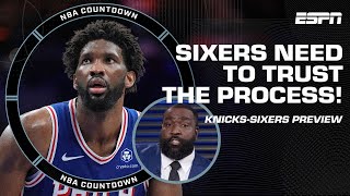 How can the 76ers get to the TOP OF THE EAST 👀 Perk says TRUST THE PROCESS  NBA Countdown [upl. by Botzow714]