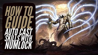 Diablo 3  How To AUTOCASTOP NUM LOCK TRICK  PATCH 261 [upl. by Nosro945]