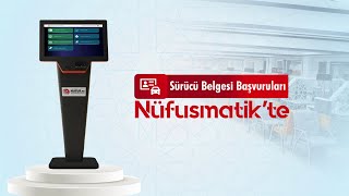 Yeni Tip Sürücü Belgesi Başvuruları Nüfusmatiklerde [upl. by Sidonius]