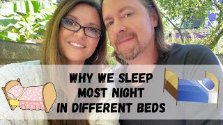 WHY We Sleep In Different Beds  Adrienne Everheart amp Husband Jeff [upl. by Ramsey198]