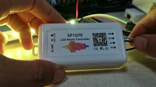 How to Use SP107E Music LED Controller  Smart Bright LEDs [upl. by Cindra]