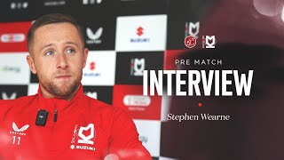 INTERVIEW Stephen Wearne discusses Fleetwood Town test [upl. by Mannie]