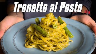 How to Make Trenette al Pesto  Italian Pesto Recipe [upl. by Anyahc668]