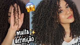 Finalização PERFEITA para cabelo crespocacheado  COMO TER MUITA DEFINIÇÃO [upl. by Akinna]