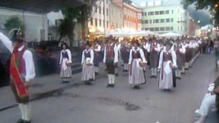 Sommerkonzert Lienz 09  Abmarsch vom Hauptplatz [upl. by Ayaladnot]