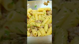 Pasta salsiccia e funghi shorts [upl. by Nirual]