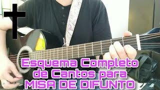 Esquema de Cantos para MISA DE DIFUNTO EXEQUIAS 🎶✝️ Cantos para la Misa  Animando Tu Misa [upl. by Nylyahs]