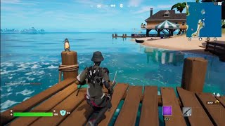 Take a dip in the water at Sunburned Shacks or Beach Bash  fortnite [upl. by Nodnarb]