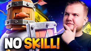 NO SKILL RECRUITS DECK BEATS EVERYONE IN CLASH ROYALE [upl. by Adnuhsar494]