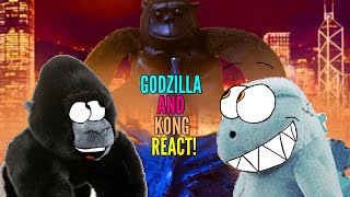 Godzilla and Kong React to gadzooki vs konky donk [upl. by Aitital]