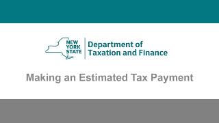 Make an Estimated Tax Payment [upl. by Ardnahsal174]