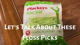 Plackers Back Teeth Micromint Floss Picks [upl. by Geis169]