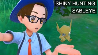 Shiny Hunting SABLEYE AGAIN Pokemon Scarlet and Violet LIVE [upl. by Humfrey]