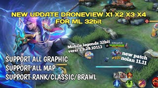 UPDATE CONFIG DRONE VIEW ML 32BIT V192910113 MOBILE LEGENDS PASTI WORK [upl. by Atteuqahs]