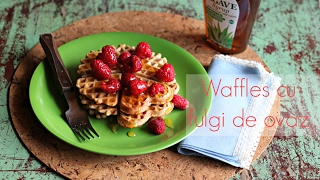 Waffles cu fulgi de ovaz  Isabela Cuisine [upl. by Allista]