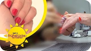 Krebserkrankung durch Nagellack Wie schädlich ist Shellac  SAT1 Frühstücksfernsehen [upl. by Vogele]