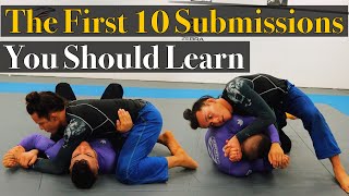 The First 10 Bjj Submissions You Should Learn [upl. by Roice934]