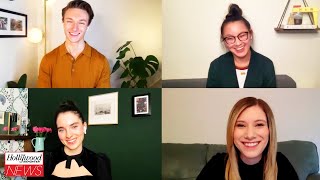 The Irregulars Cast Harrison Osterfield Thaddea Graham amp Darci Shaw Interview I THR Interview [upl. by Auhsohey]