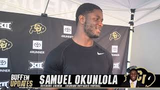 “Nothing Feels Better Than A Sack” SAMUEL OKUNLOLA Colorado Buffaloes Defensive End [upl. by Anaugahs]