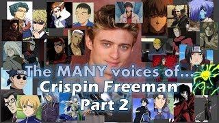 The MANY Voices of  Crispin Freeman Part 2 [upl. by Yllod]