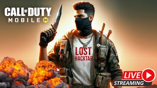 🔥 Call of Duty Mobile Live  Ranked Gameplay with Hacktar Gaming [upl. by Einoj]