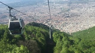 Teleferik bursa رحلة في تلفريك بورصة [upl. by Jsandye]