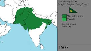 The History of the Mughal Empire Every Year [upl. by Lavotsirc3]