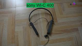 Bluetooth headphones Sony WI C 400 headphones how can pairing bluetooth devices [upl. by Haney]