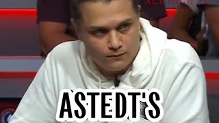 Niklas Lena900 Astedt BIG MOMENTS at 2024 WSOP Main Event Final Table 🔥💯 [upl. by Gnuhp]