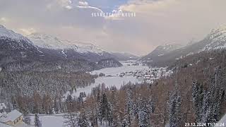 Live WebCam from Hotel Suvretta House  St Moritz Switzerland [upl. by Nivek]