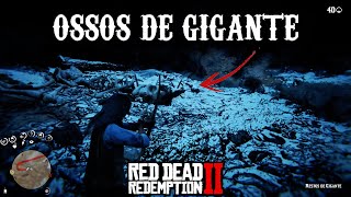 INDIÃO ENCONTROU OS OSSOS DE UM GIGANTE NO RED DEAD REDEMPTION 2 [upl. by Aynotan]