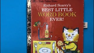 Read To Me Best Little Word Book Ever Richard Scarry characters [upl. by Kallman348]