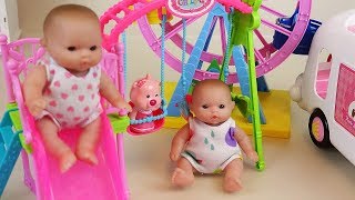 Baby Doli play park and house toys baby doll play [upl. by Dilly]