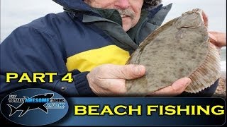 Beach fishing tips for beginners Part 4  Shore Plaice  The Totally Awesome Fishing Show [upl. by Ahsilrae]