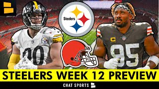 Steelers vs Browns Week 12 Preview Keys To Victory amp Score Prediction  Thursday Night Trap Game [upl. by Wilone]