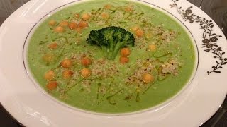 Supa crema de broccoli cu branza Cheddar  Cristine Cuisine [upl. by Yci284]