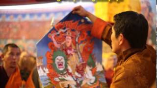 His Holiness Trijang Choktrul Rinpoche chanting Dorje Shugden puja [upl. by Otilrac]