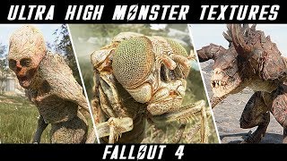 4K MUST HAVE CREATURE AND ANIMAL TEXTURES  Fallout 4 Ultra ENB Graphics [upl. by Morena]