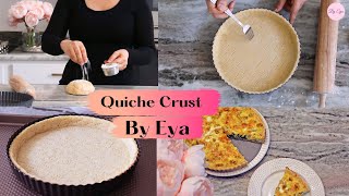 How to make a Quiche Crust quiche crust recipe [upl. by Elwina376]