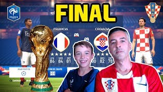 FRANCIA VS CROACIA  FINAL WORLD CUP 2018 [upl. by Yecad376]