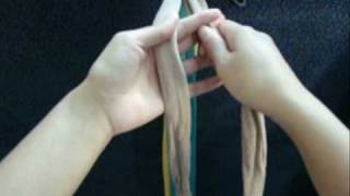 2strand rope braid technique [upl. by Barth]