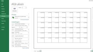 2 Excel Eenvoudige Kalender Met Herhalende Weken Per Maand  Maand Per Blad [upl. by Stoll]