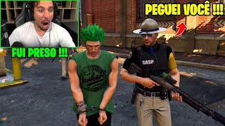 PIUZINHO FOI PEGO PELA POLICIA NO GTA RP [upl. by Duthie]