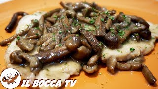 569  Scaloppine ai funghila goduria prolunghi secondo di carne di maiale facile e gustoso [upl. by Percival]