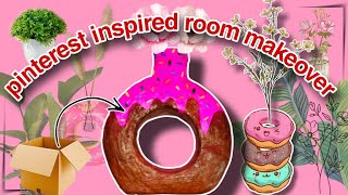 handmade donut vase  pinterest inspired [upl. by Netsirc361]