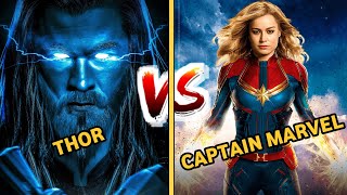 Thor vs Captain Marvel Explained In Hindi [upl. by Ojibbob]