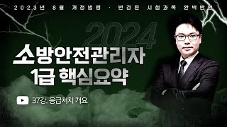 2024 소방안전관리자 1급 핵심요약  이진형쌤의 응급처치 개요 에듀마켓 [upl. by Wat]